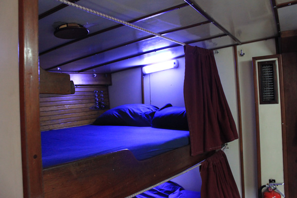 Blackbeard Morning Star Bahamas liveaboard bunk bed cabin