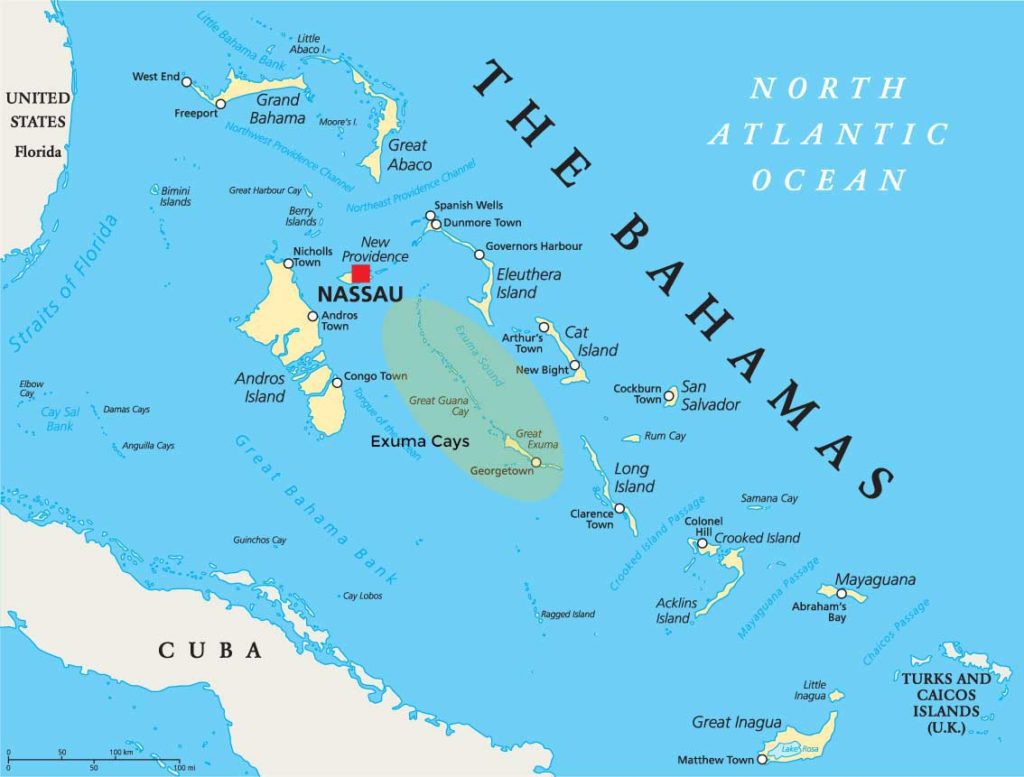 bahamasmap2 Bahamas map