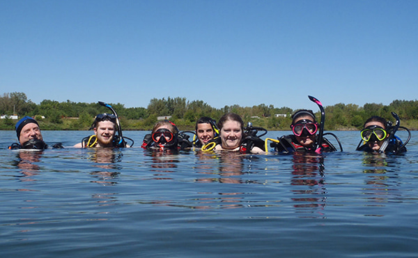 diving in Atlantic, Iowa