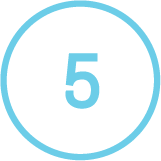 number 5 icon