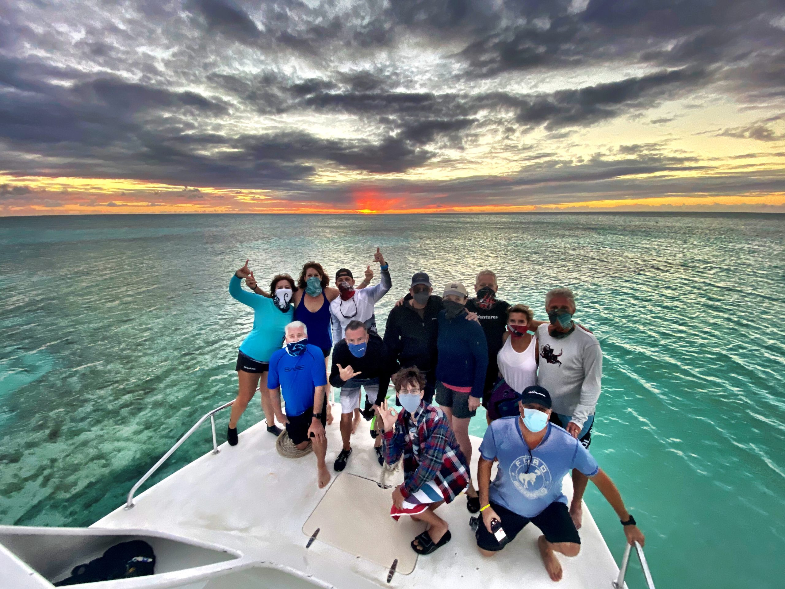 Making a positive impact with travel on a dive boat in Grand Turk.