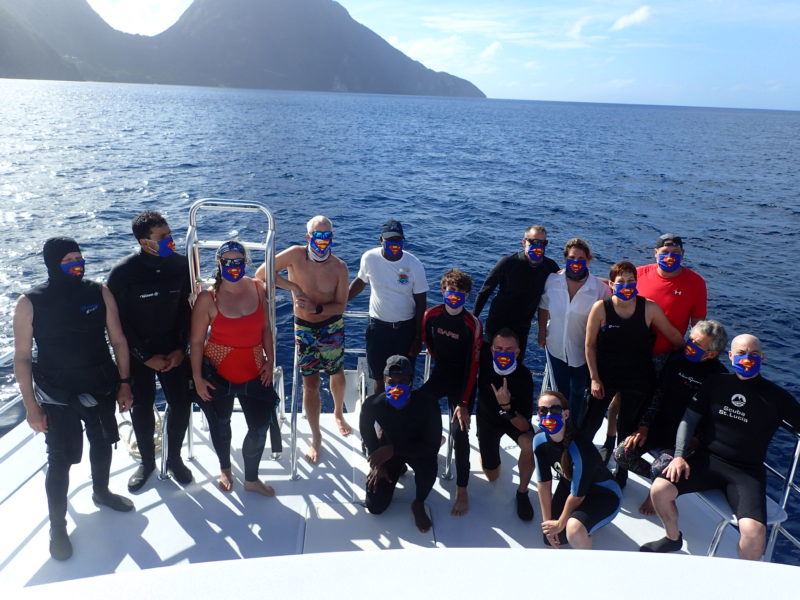 Diventures Travel group in St. Lucia