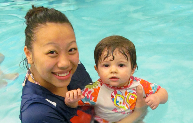 Swim lessons are a unique holiday gift for grandkids