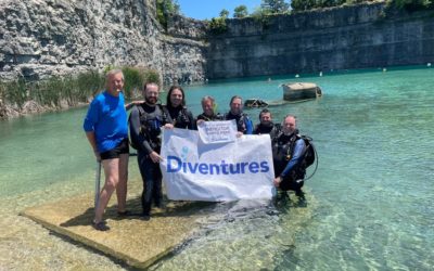 Diventures certifies six new open water diver instructors