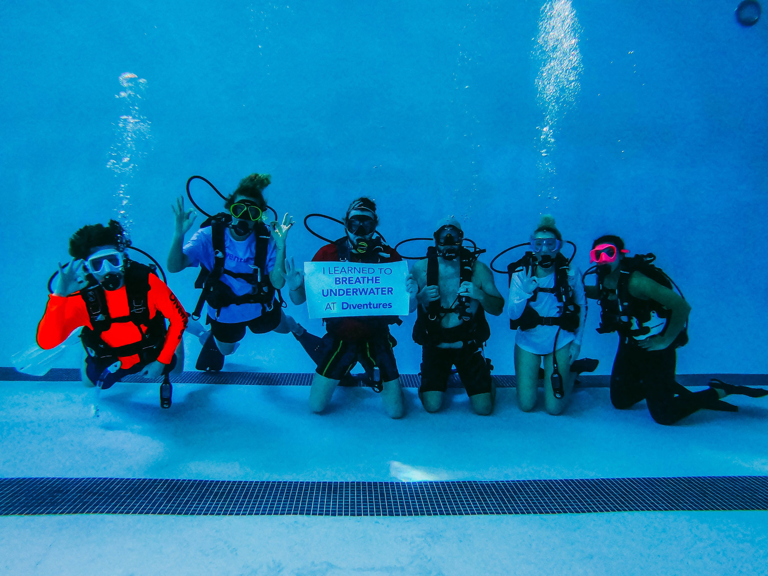 scuba-overhead private swimming lessons