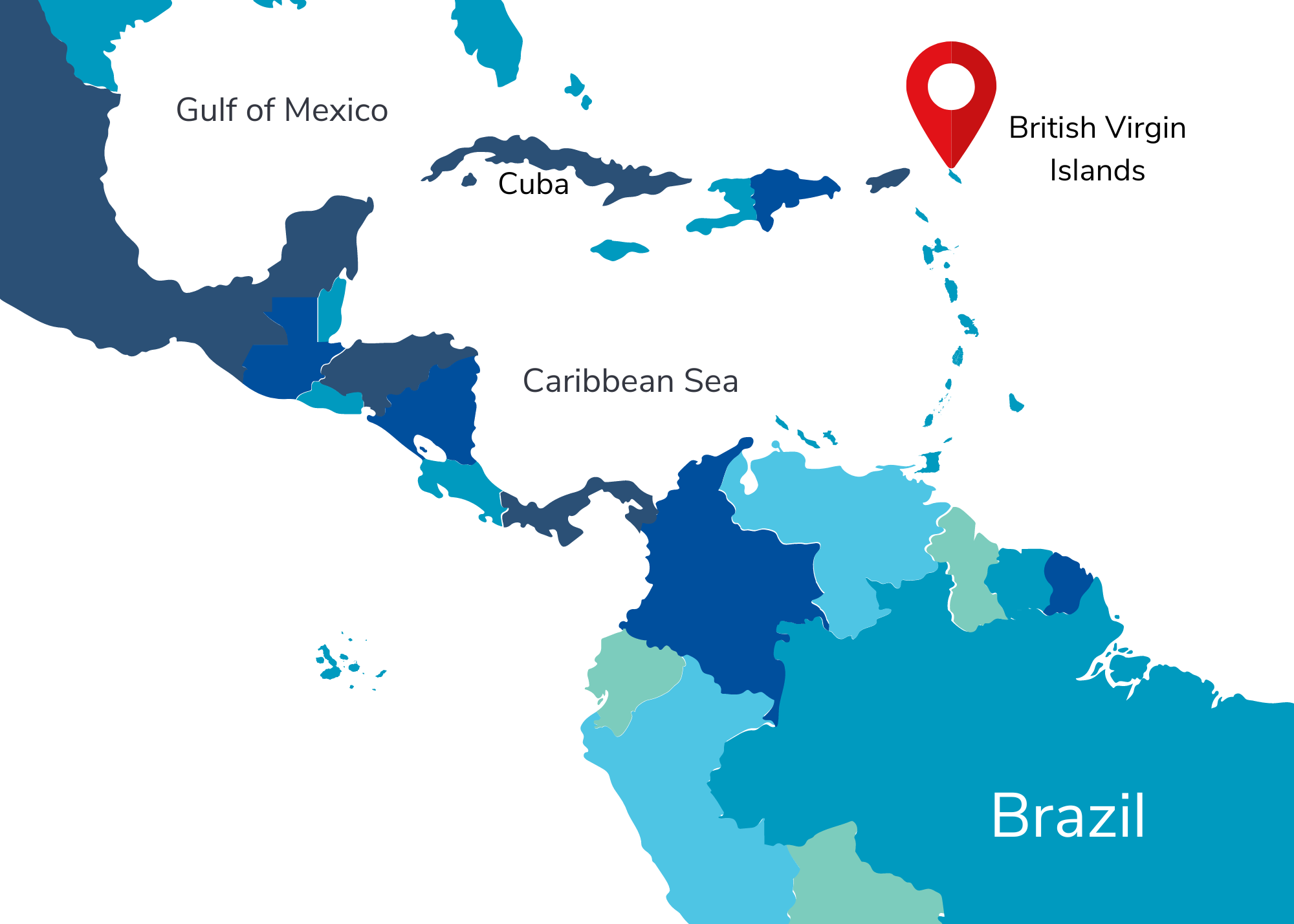 cozumel-map british virgin islands