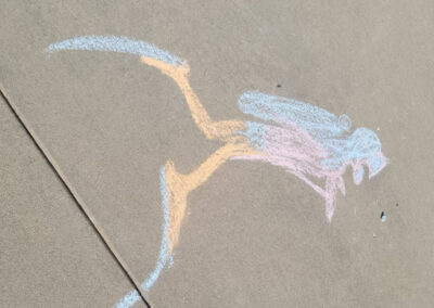 Homeschool H20 – Chalk Drawing Scuba Diver