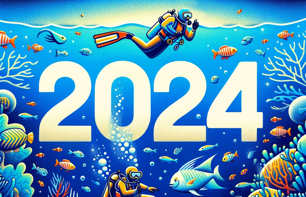 Diventures 2024 New Year Scuba Diver