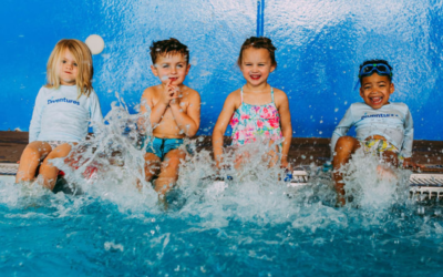 Kids Learn Water Safety Skills at Diventures Swim Lessons.