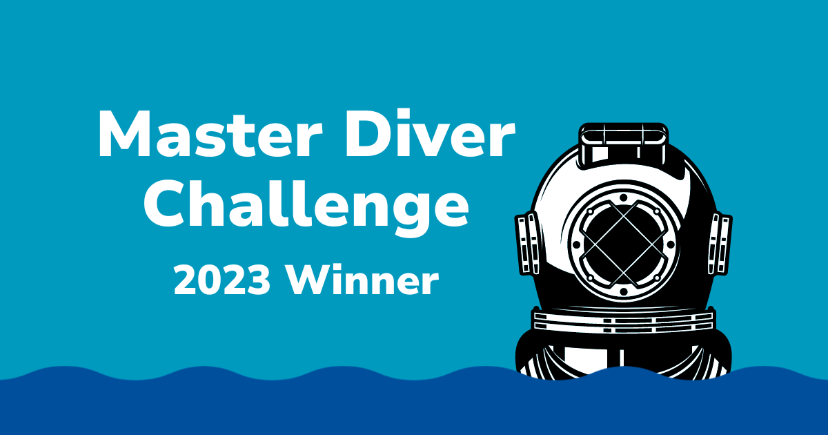 2023 Master Diver Winner 2023 Master Diver Winner