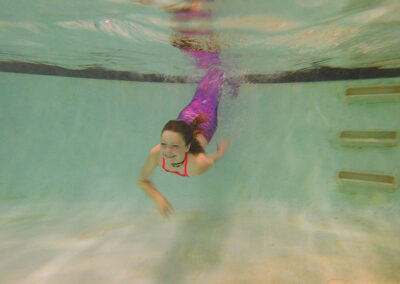 Mermaid Kid Underwater