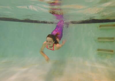 Mermaid Kid Underwater