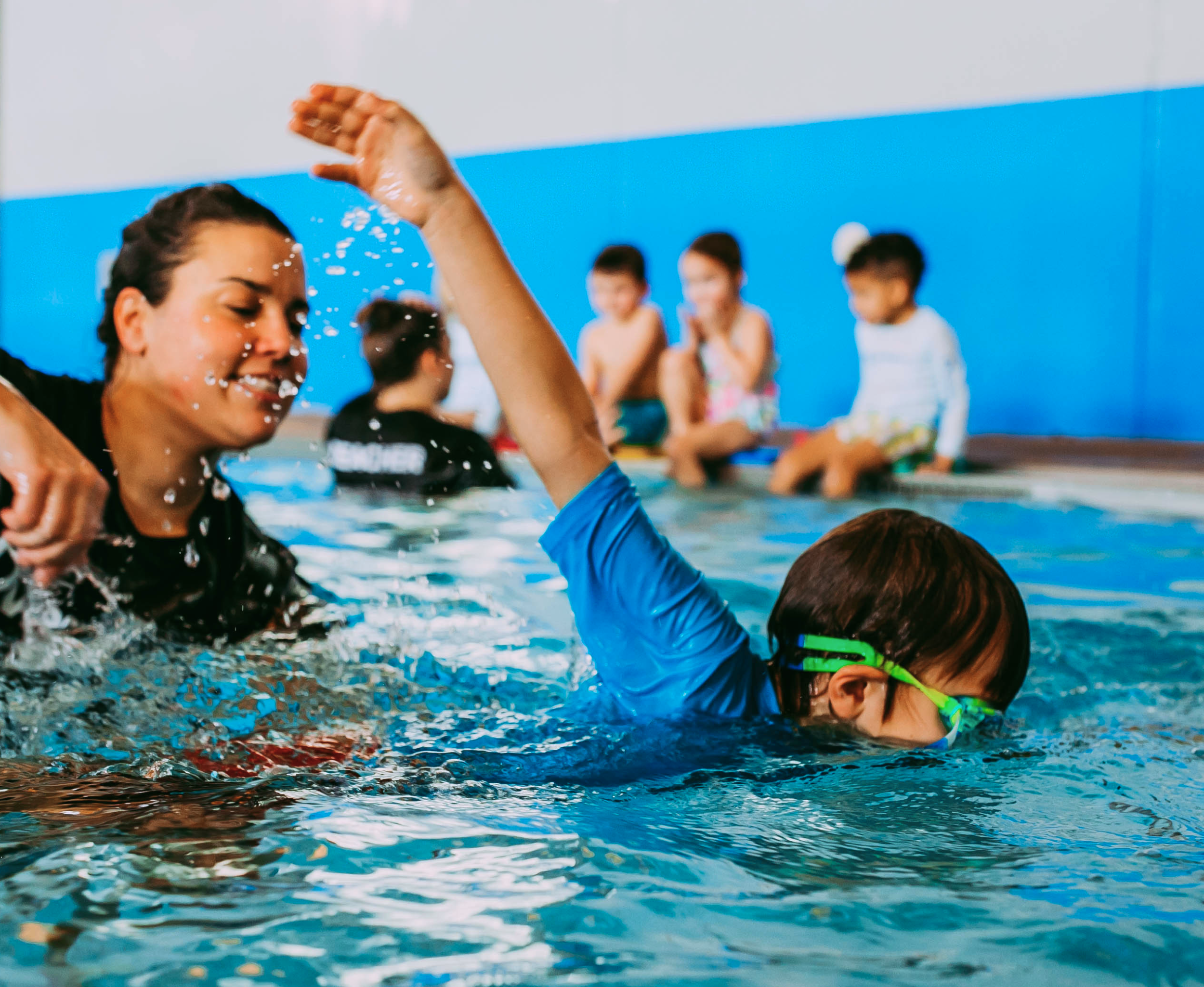 swim student and teacher swim student and teacher