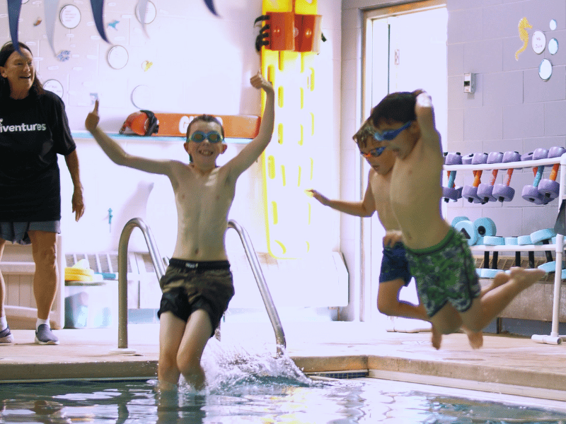 Fun at Swim Lessons