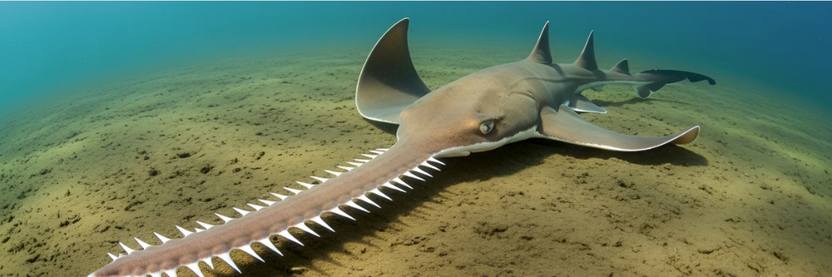 sawfish scalloped hammerhead sharks