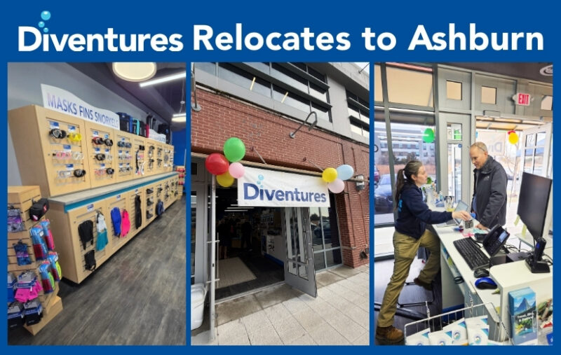 Diventures Relocates to Ashburn to Better Serve Northern Virginia Divers
