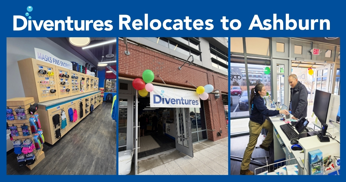 Diventures Relocates to Ashburn to Better Serve Northern Virginia Divers