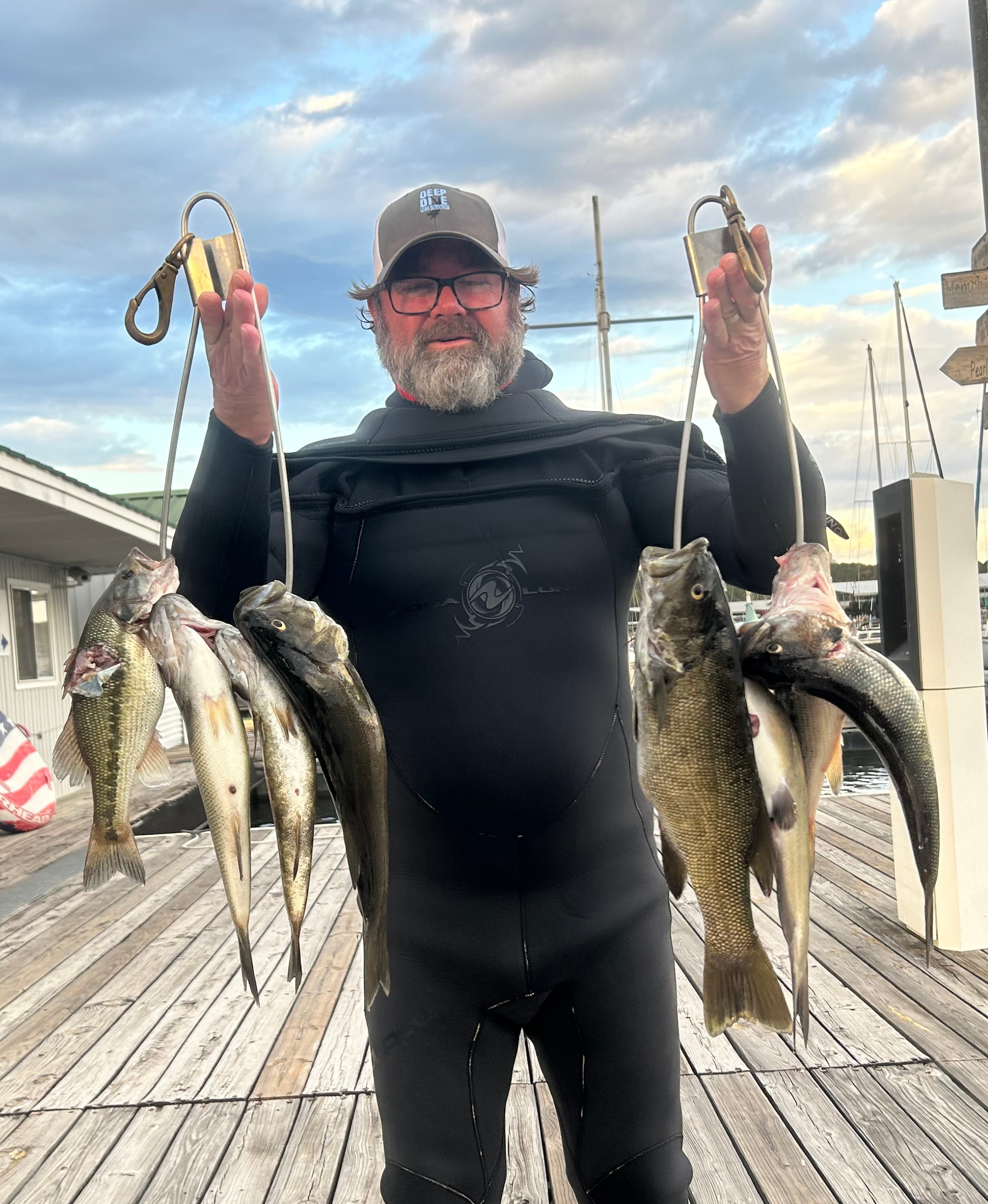 Scott McCrory holding fish