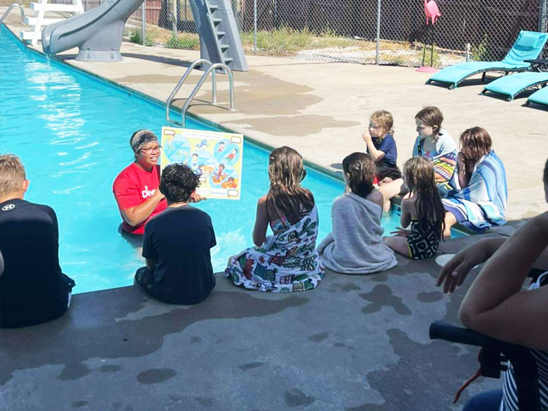Water Safety Presentation in Pool